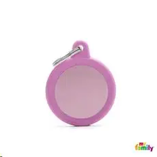 My Family Círculo Aluminio Rosa con Goma Hta04Pink