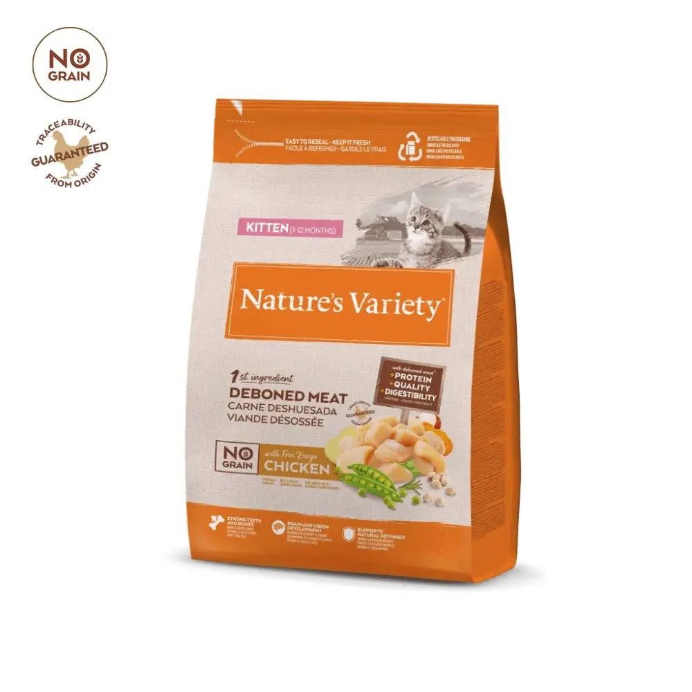 Nature'S Variety Cat No Grain Kitten Chicken Pienso con Pollo para Gatitos