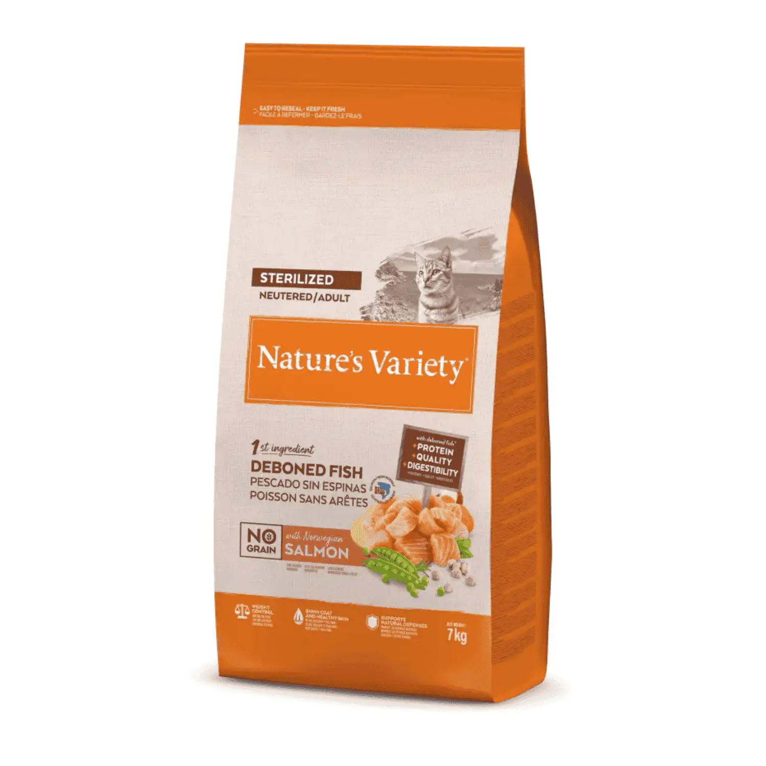 Nature'S Variety Cat No Grain Salmón Noruego