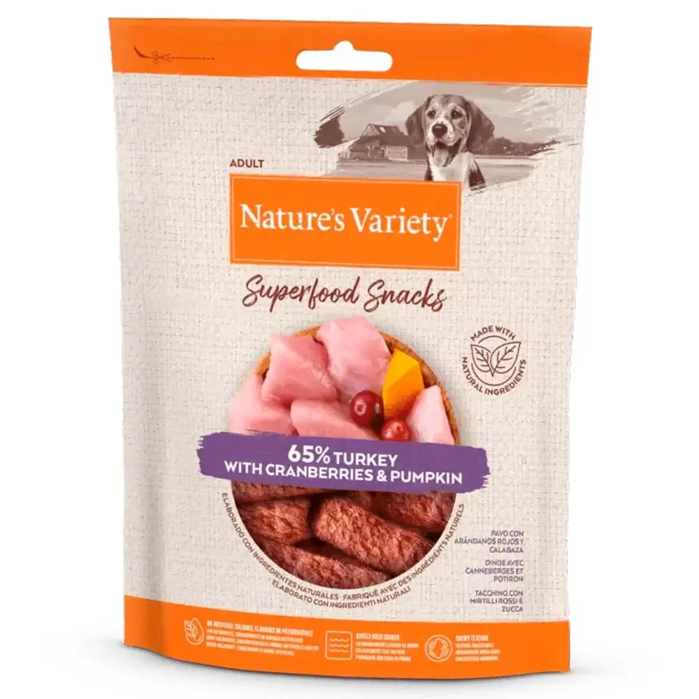 Nature's Variety DeliBars Superfood Pavo Snack para Perros