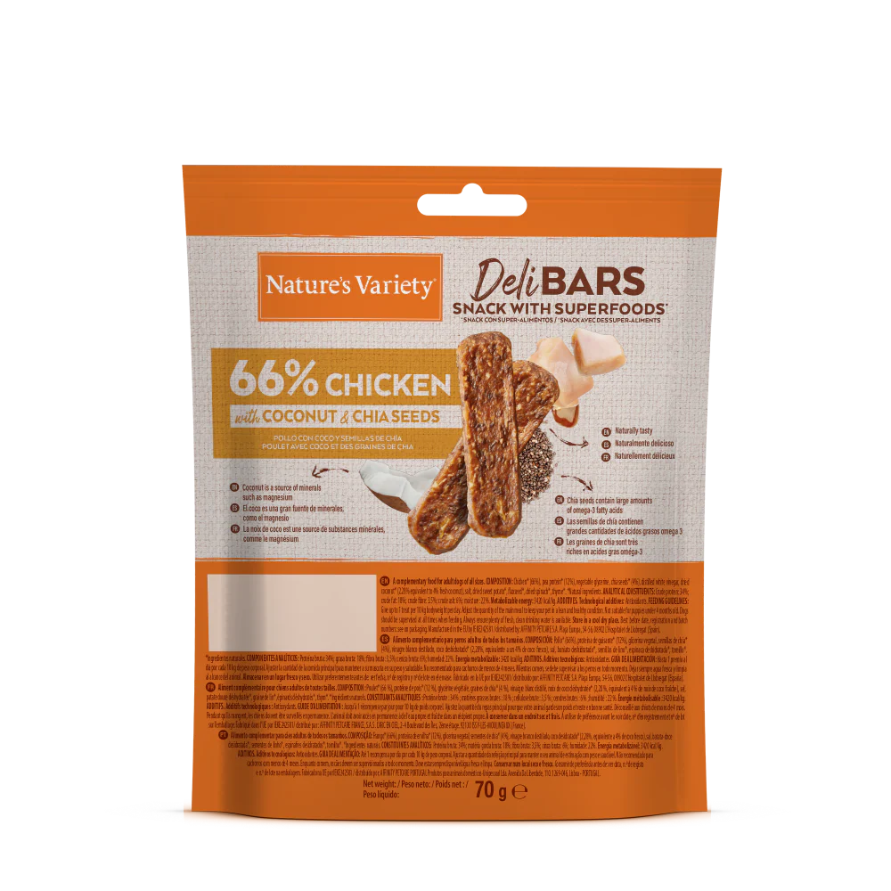 Nature's Variety Delibars Pollo Snack para Perros - Image 2