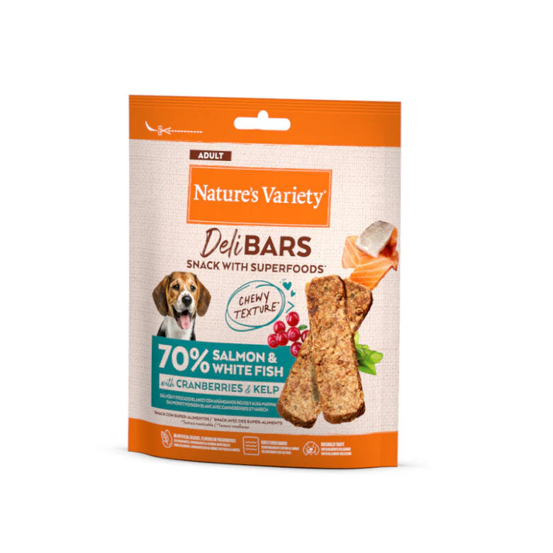 Nature's Variety DeliBars Superfood Salmón Snack para Perros