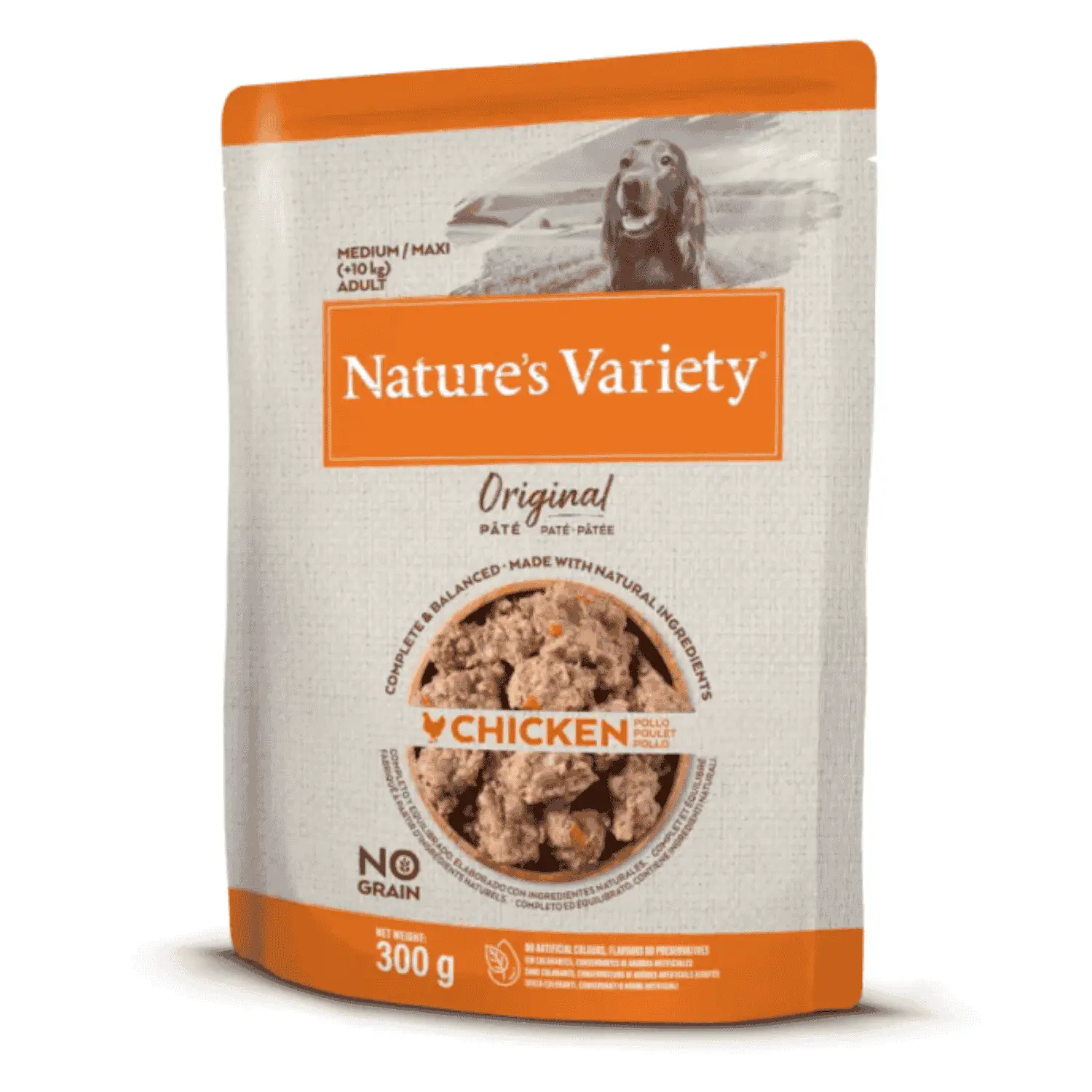Nature'S Variety Dog Original Paté Medium/Maxi Sin Cereales 300 g