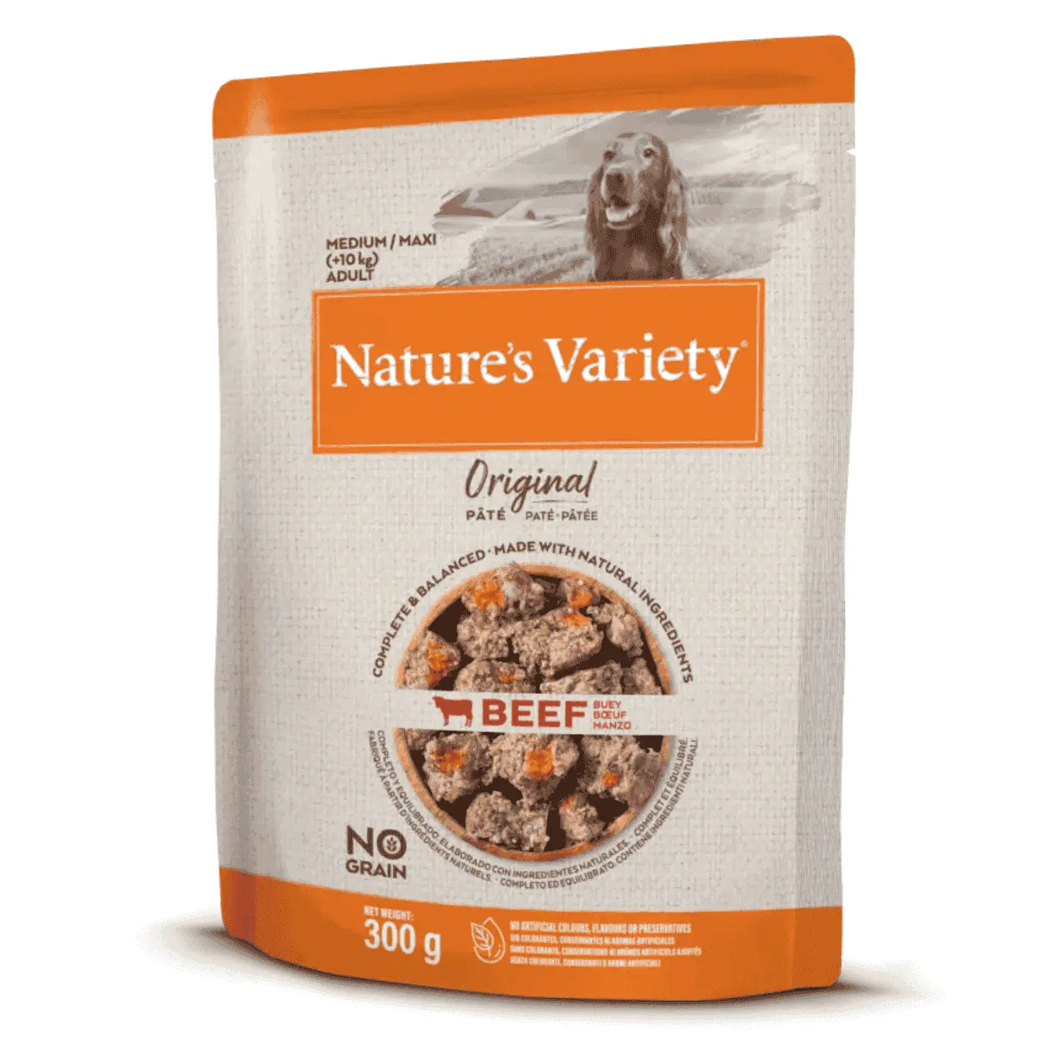 Nature'S Variety Dog Original Paté Medium/Maxi Sin Cereales 300 g - Image 2