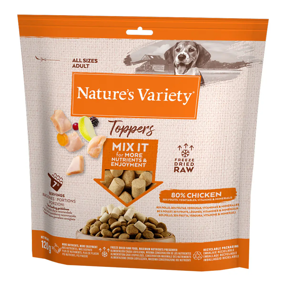 Nature'S Variety Dog Toppers 120 g