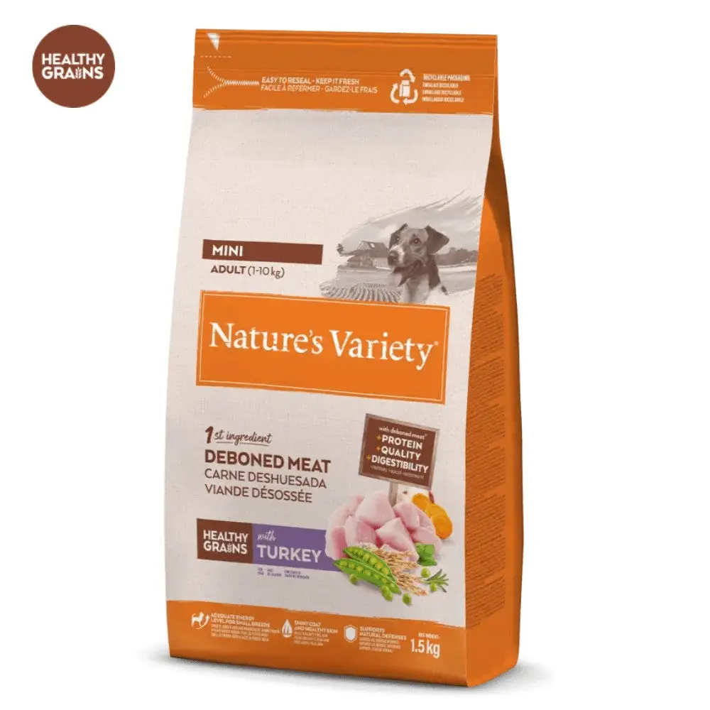 Nature'S Variety Healthy Grains Mini Pavo 1,5 kg
