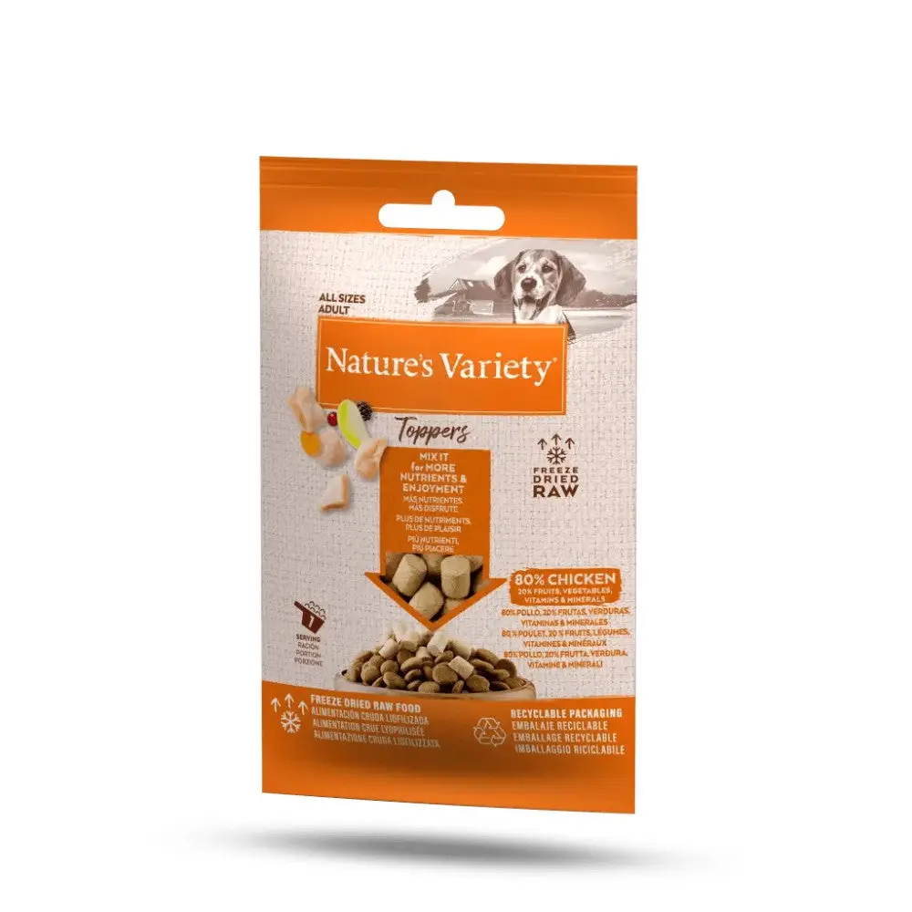Nature'S Variety Toppers 15 g Snack Natural para Perros