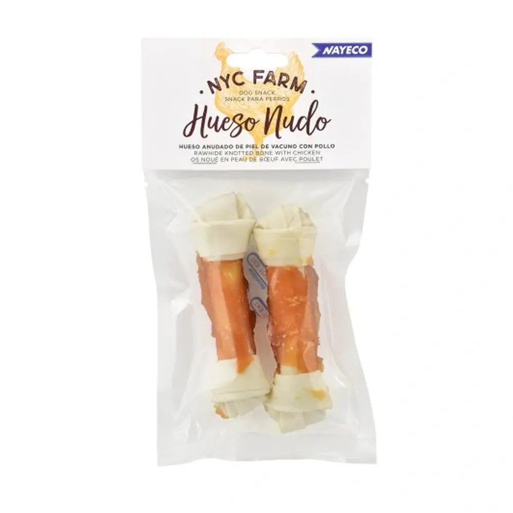Nayeco Farm Hueso Nudo con Pollo Snack Masticable para Perros - Image 2