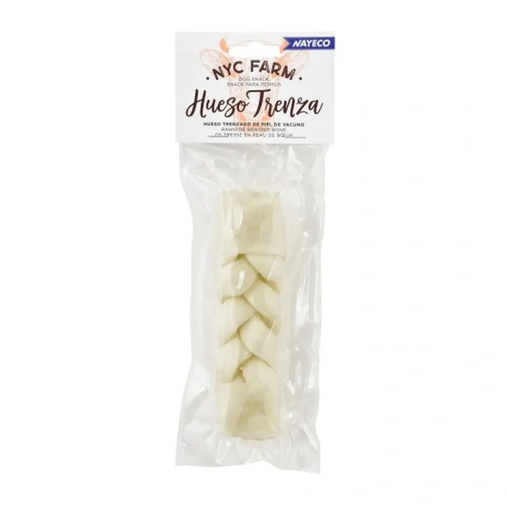 Nayeco Farm Hueso Trenzado Snack Masticable para Perros