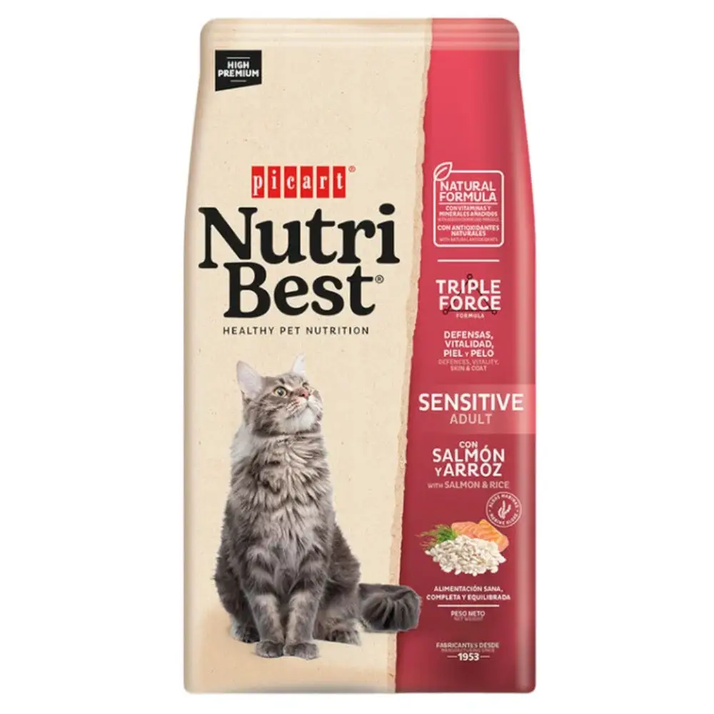 Picart Nutribest Cat Adult Sensitive Salmón