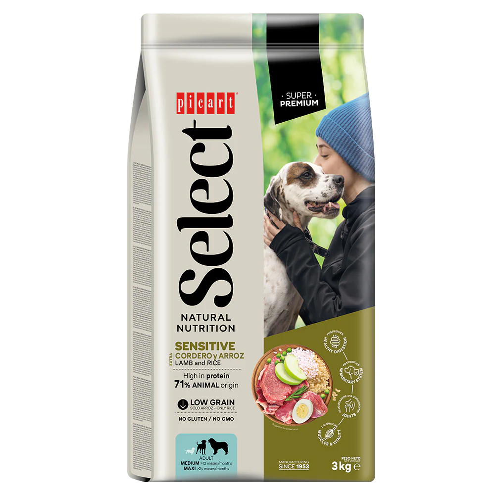 Picart Select Adult Sensitive Lamb & Rice Pienso para Perros de Cordero y Arroz