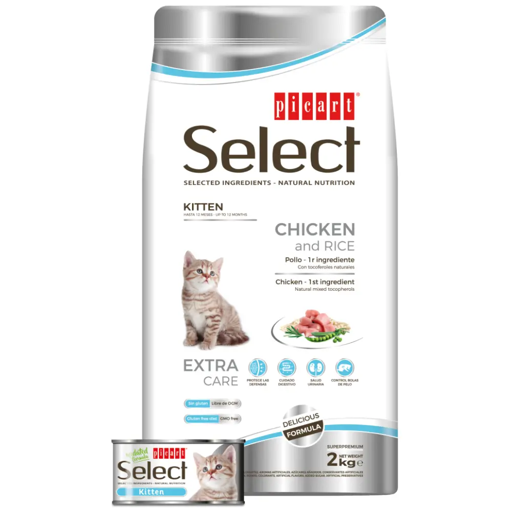 Picart Select Cat Kitten Pollo y Arroz 400 g