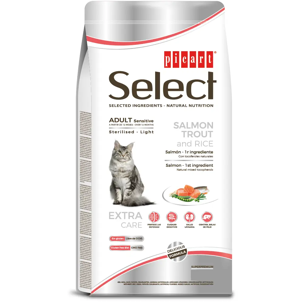 Picart Select Cat Sensitive Sterilized Light 2 kg