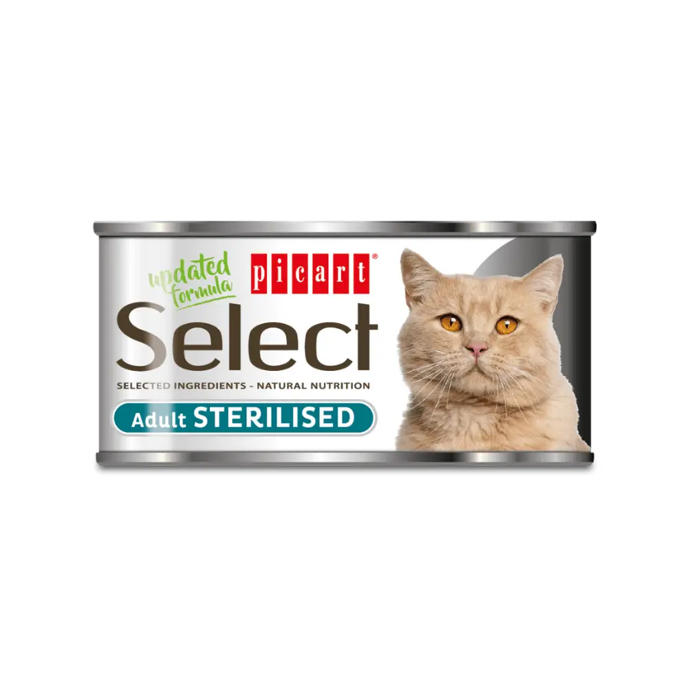 Picart Select Cat Sterilised Lata 95 g Comida Húmeda para Gatos Esterilizados