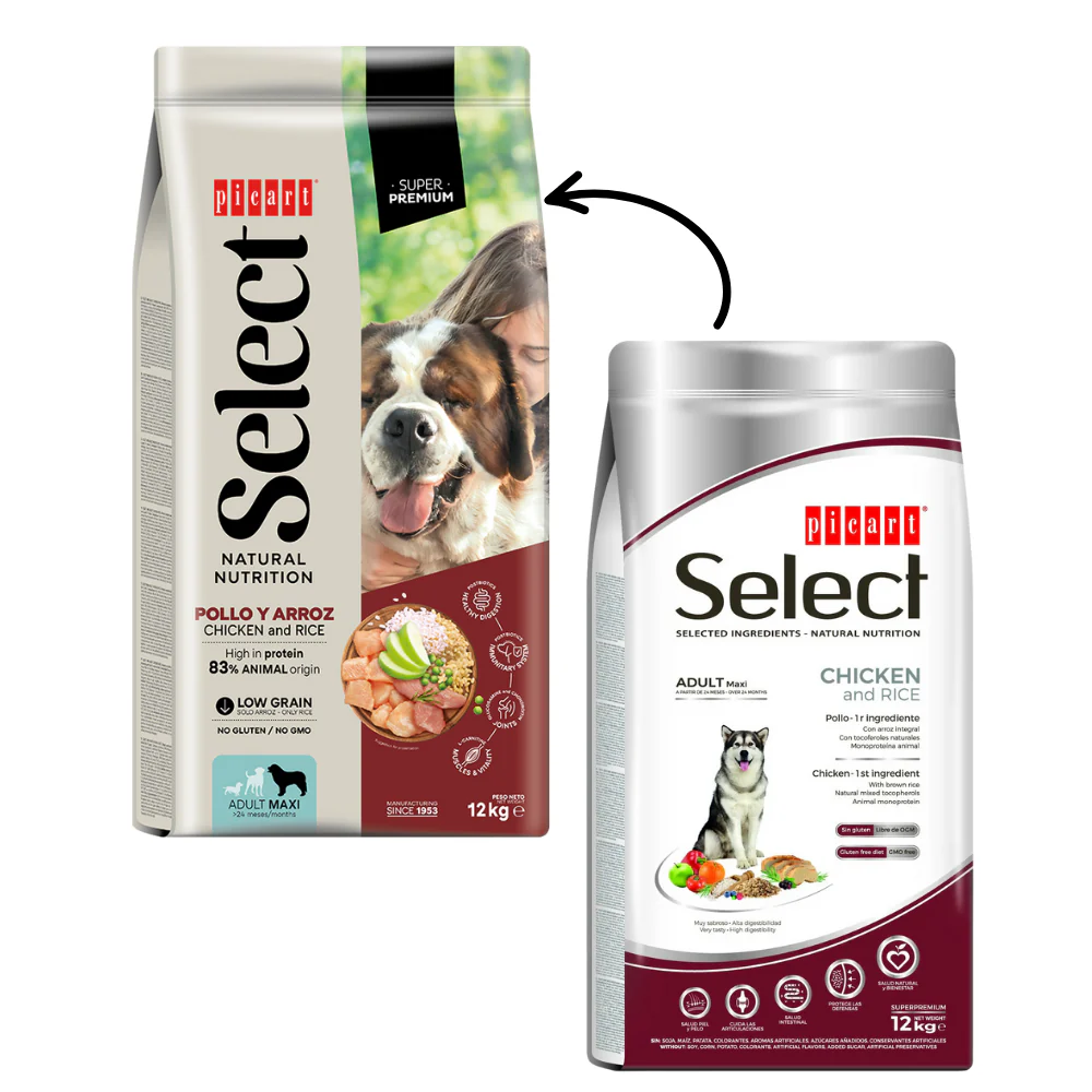 Picart Select Adult Maxi Chicken & Rice 12 kg Pienso para Perros - Image 2