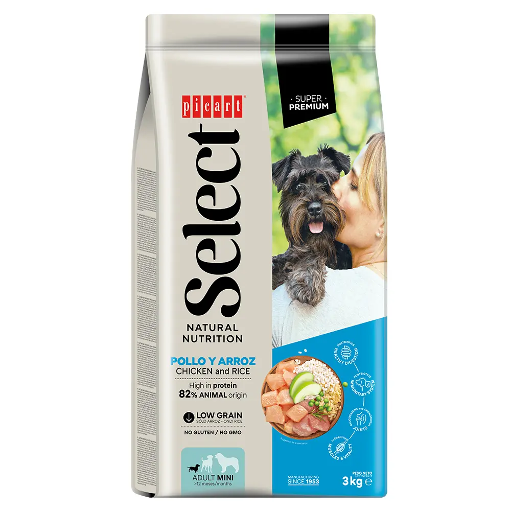 Picart Select Adult Mini Chicken & Rice Pienso para Perros