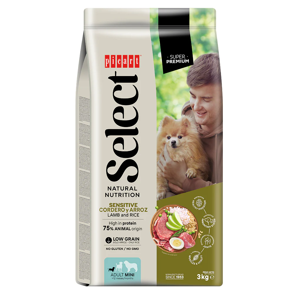 Picart Select Adult Mini Sensitive Lamb & Rice Pienso para Perros
