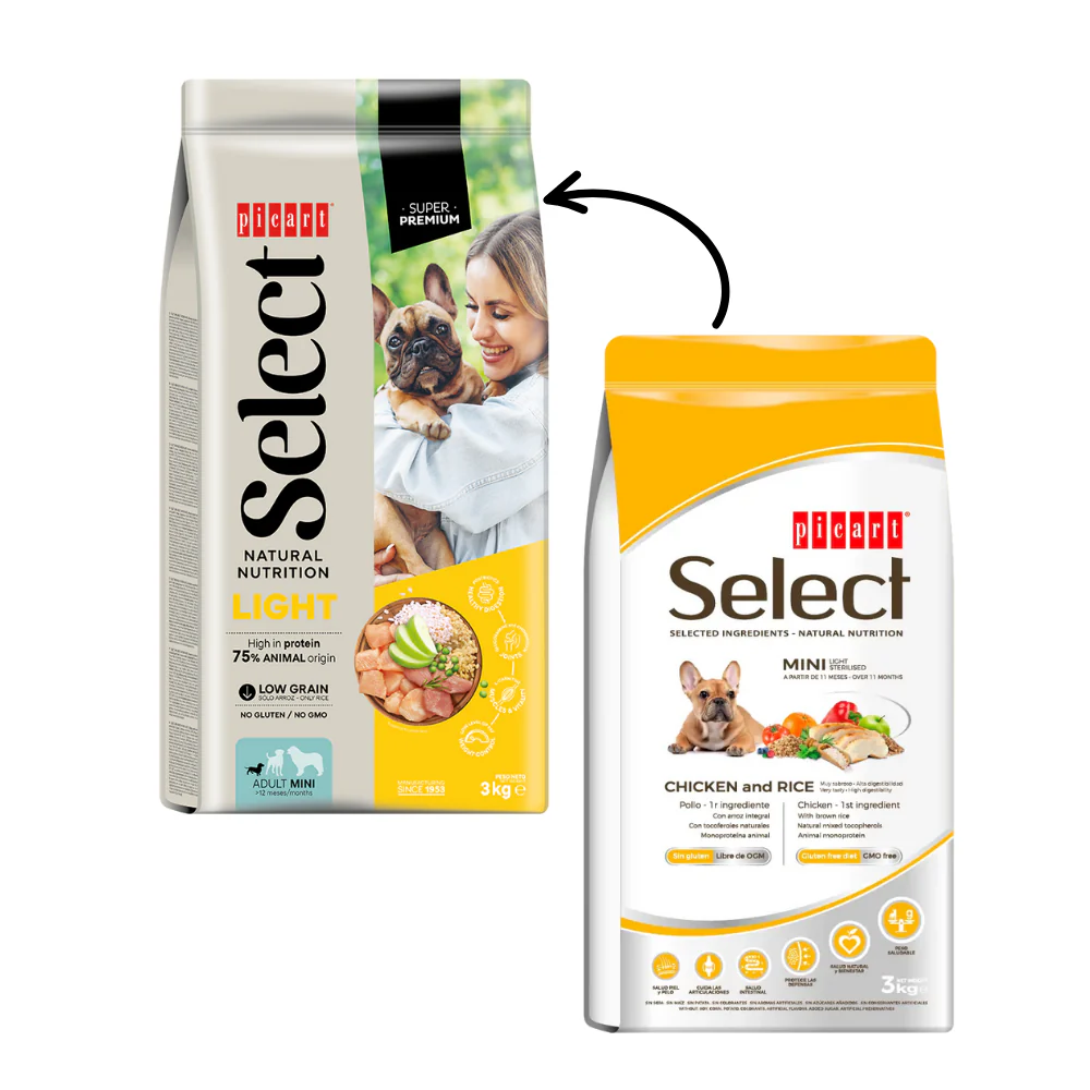 Picart Select Adult Mini Light Pienso para Perros - Image 2