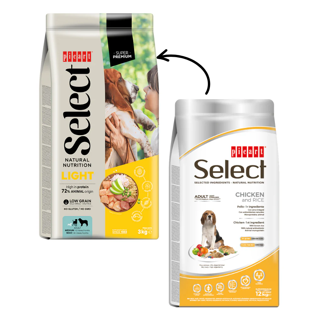 Picart Select Adult Light Pienso Bajo en Calorías para Perros - Image 2