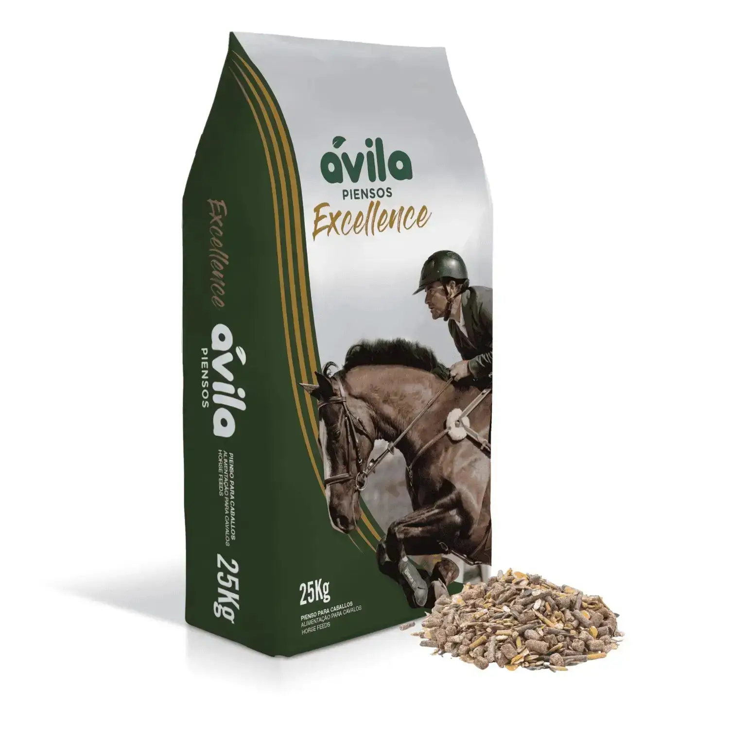 Excellence Endurance | Alimento de Máxima Calidad para Caballos de Raid y Concurso Completo | 25 kg
