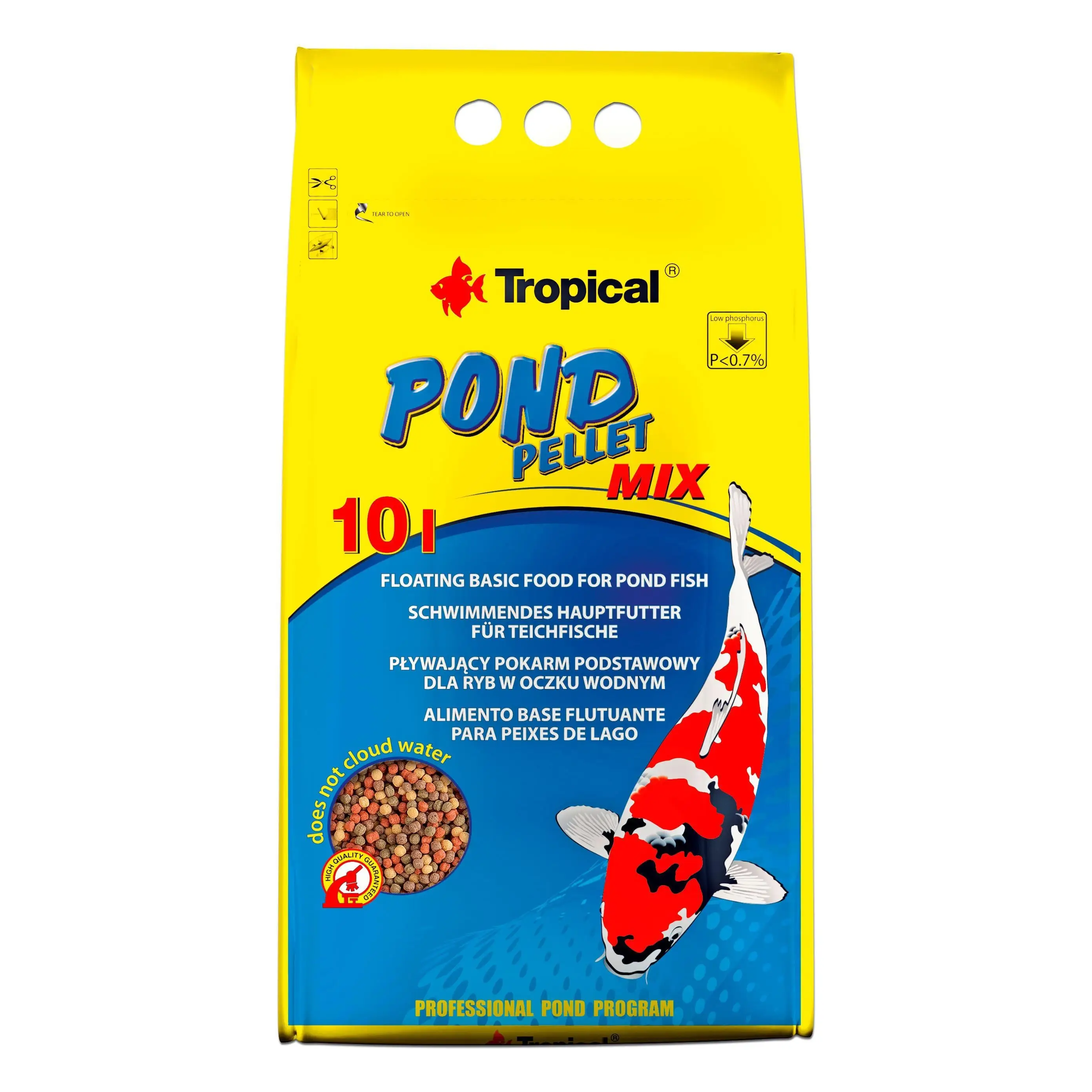Pond Pellet Mix Bag 10L 1300 g Tropical