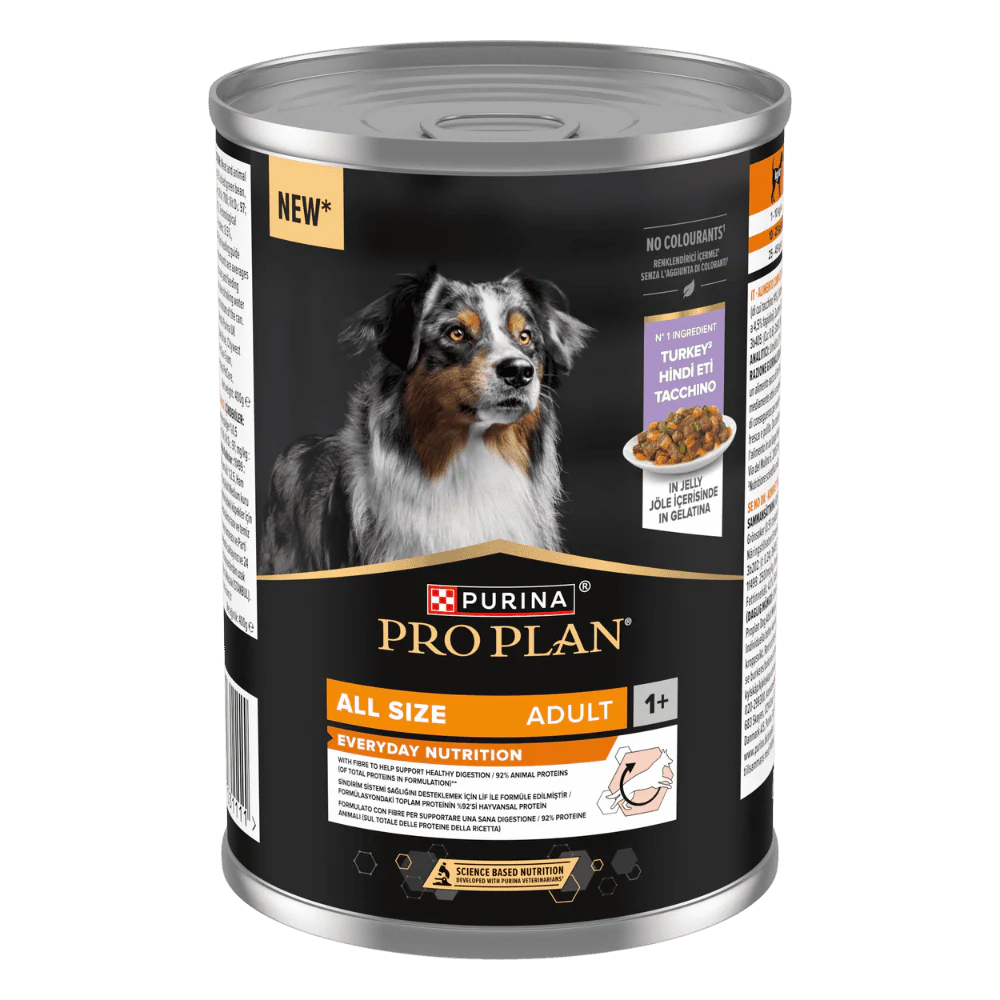 Pro Plan Adult Turkey Lata Comida Húmeda para Perros