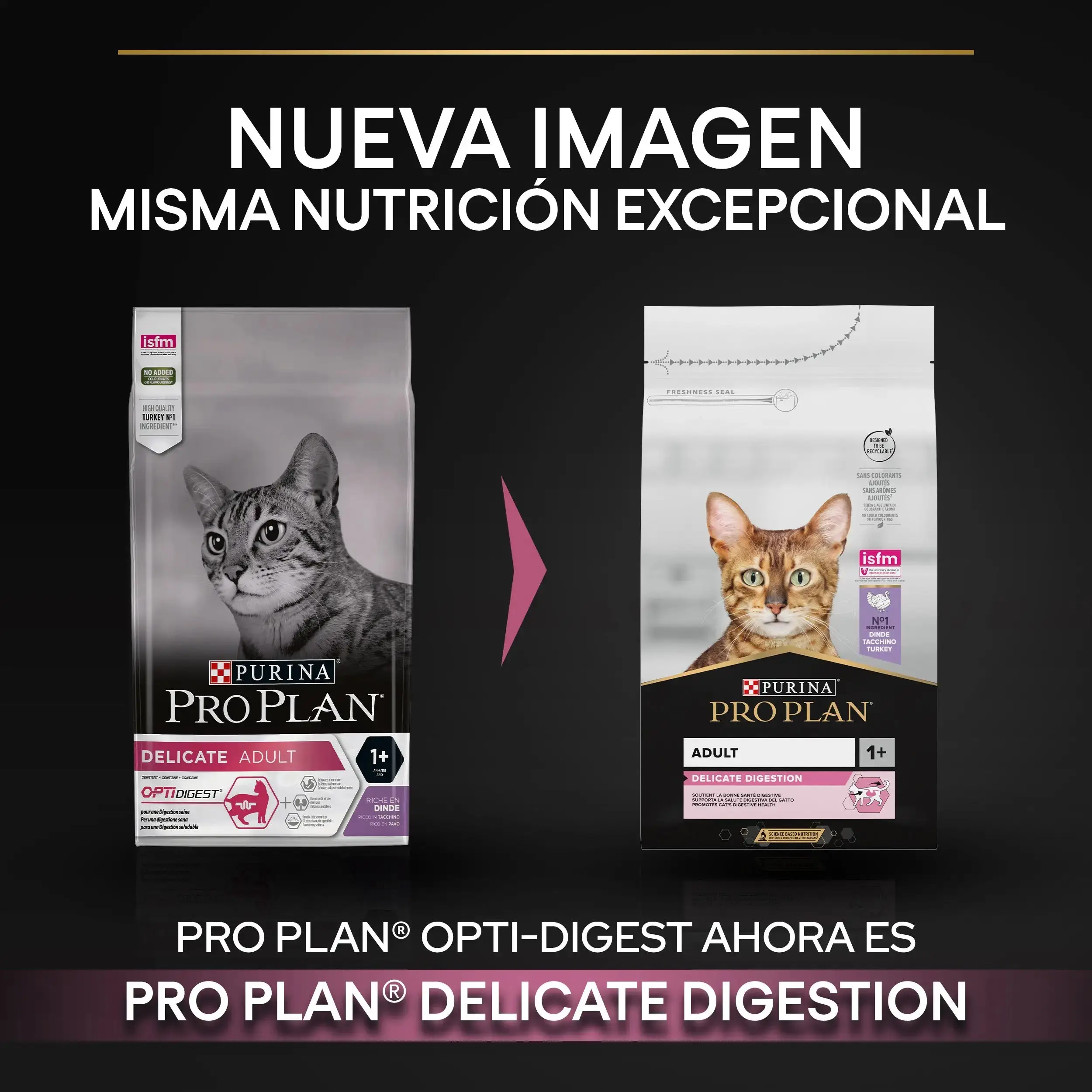 Pro Plan Cat Adult Delicate Digest Pavo 1,5 kg - Image 3