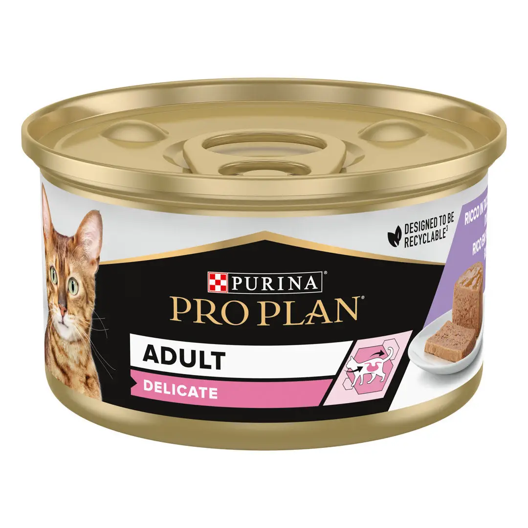 Pro Plan Cat Lata Delicate Pavo 85 g