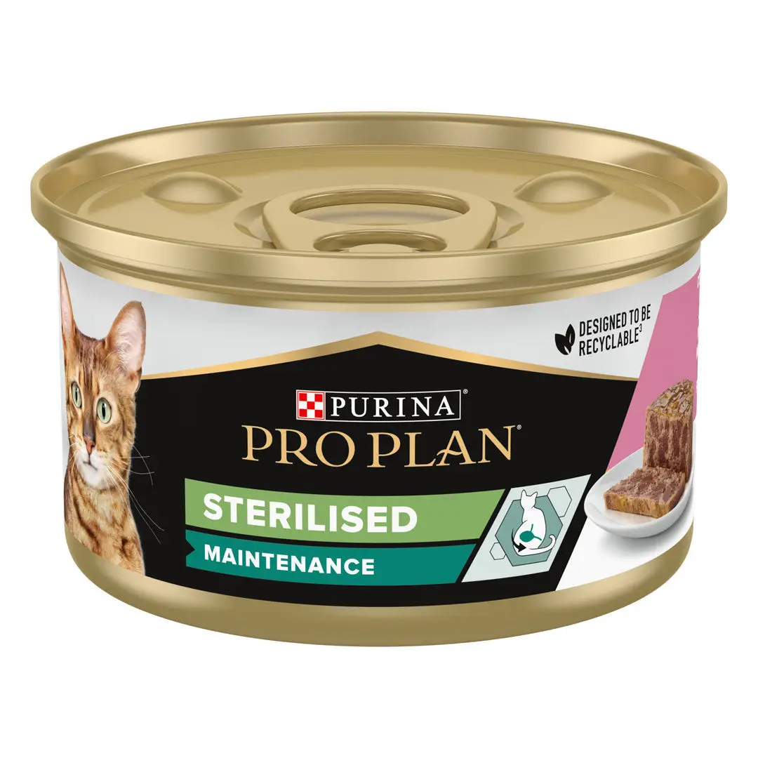 Pro Plan Cat Lata Sterilised Salmón y Atún 85 g