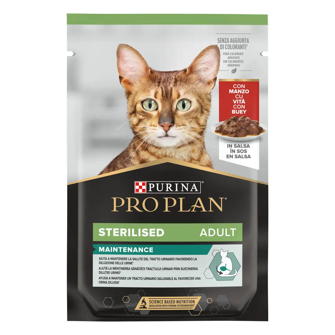 Pro Plan Cat Sobre Adult Sterilised Buey 85 g