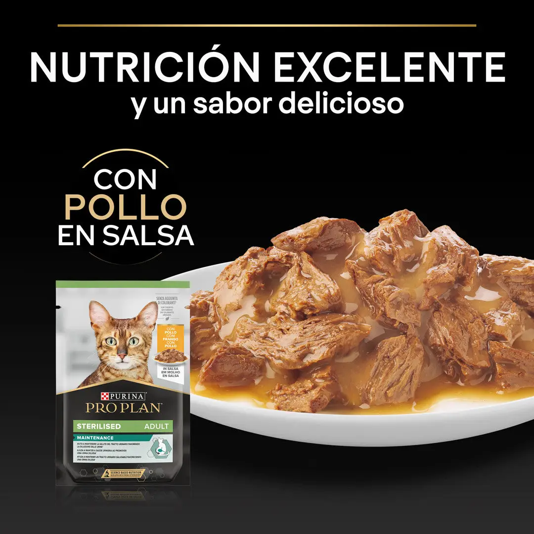 Pro Plan Cat Sobre Adult Sterilised Pollo 85 g - Image 5