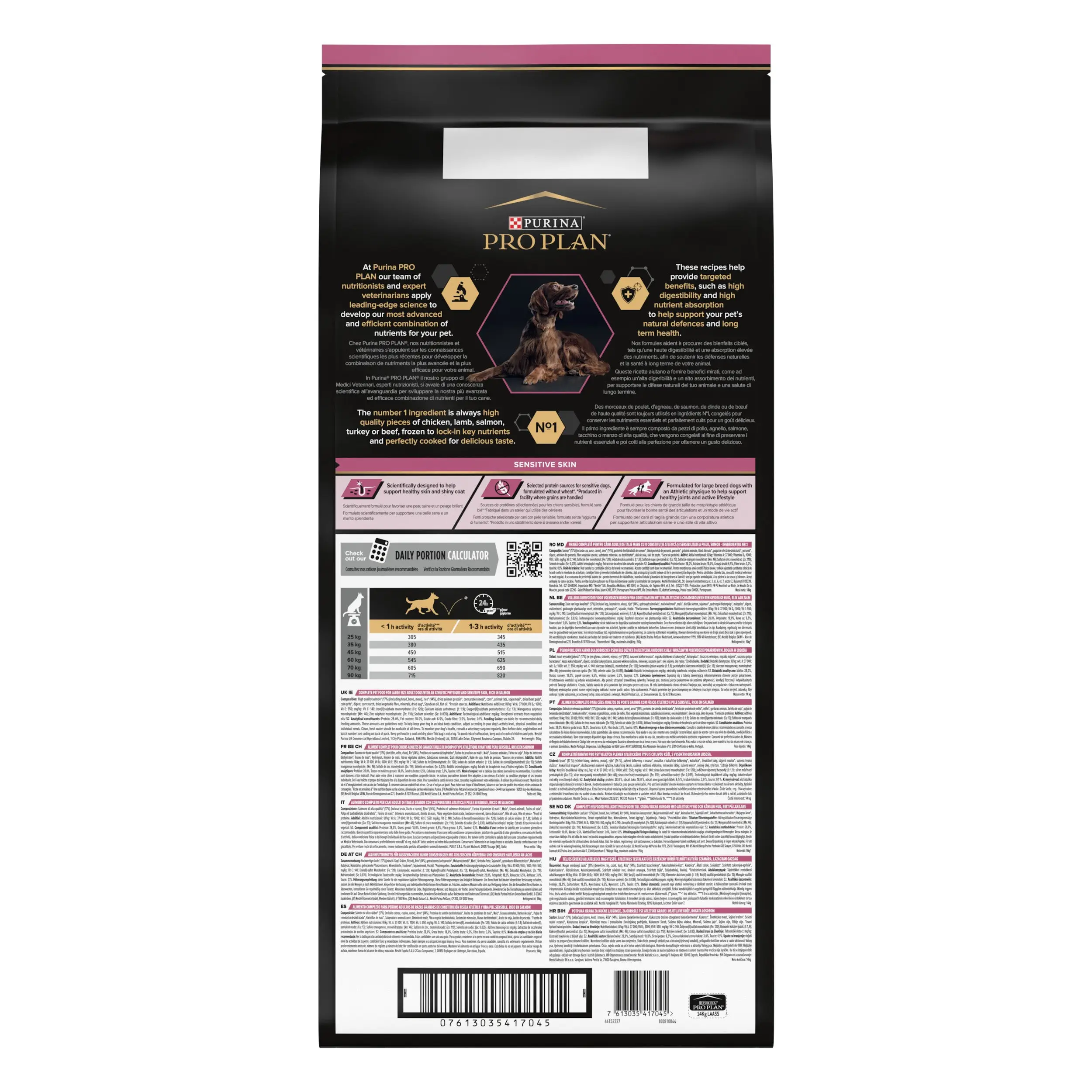 Pro Plan Dog Large Athletic Adult Skin Salmón 14 kg - Image 2