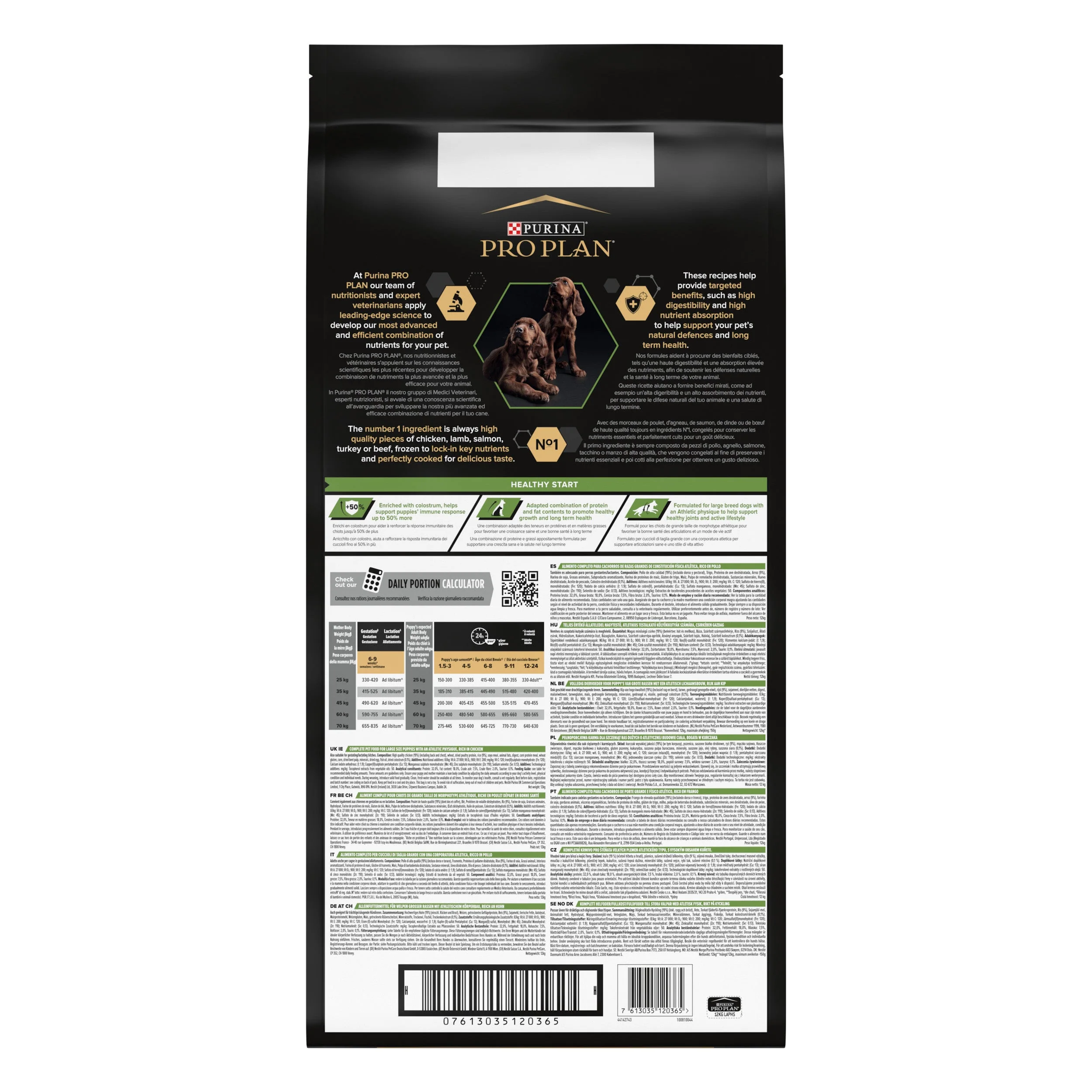Pro Plan Dog Large Athletic Puppy Start Pollo Pienso para Cachorros - Image 2