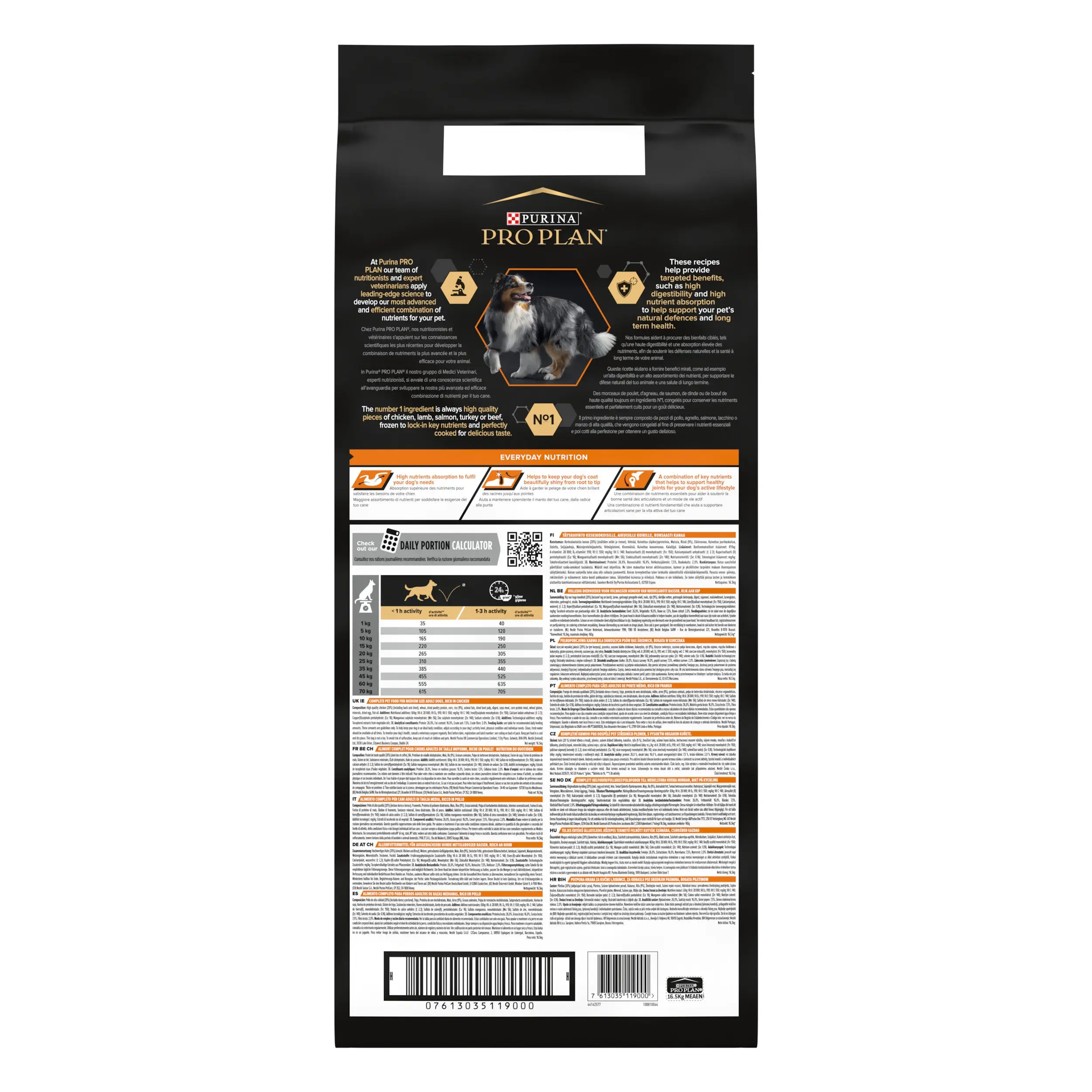 Pro Plan Dog Medium Adult Pollo 14 kg+2,5 kg gratis - Image 2