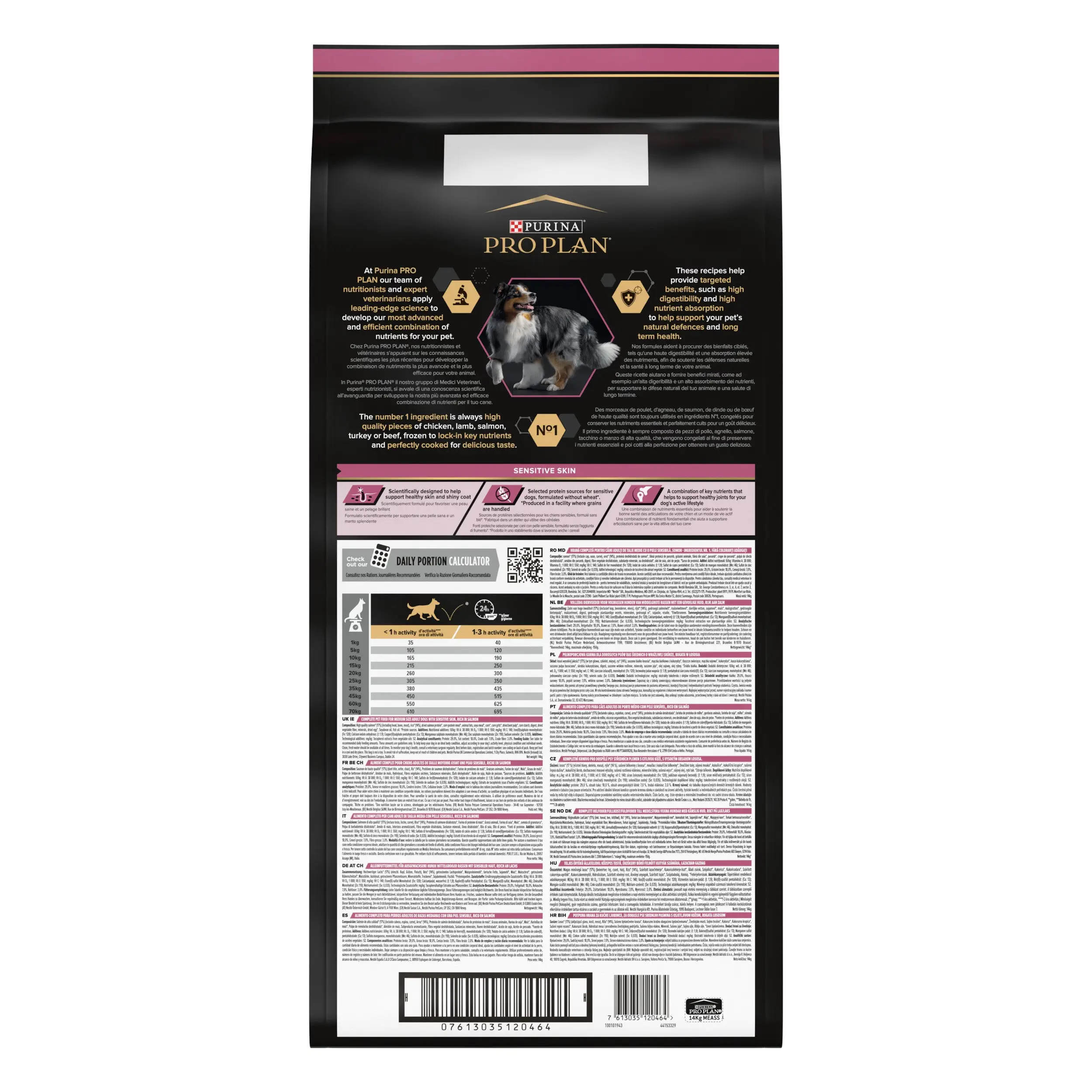 Pro Plan Dog Medium Adult Sensitive Skin Salmón - Image 3
