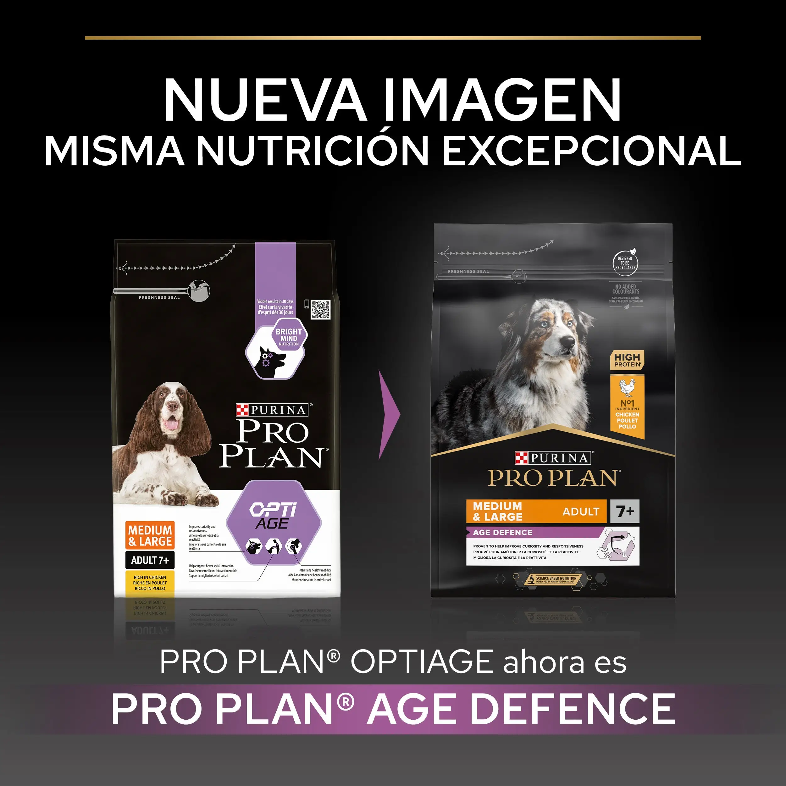 Pro Plan Dog Medium Y Large Adult Agedefen7+ Pollo 3 kg - Image 3