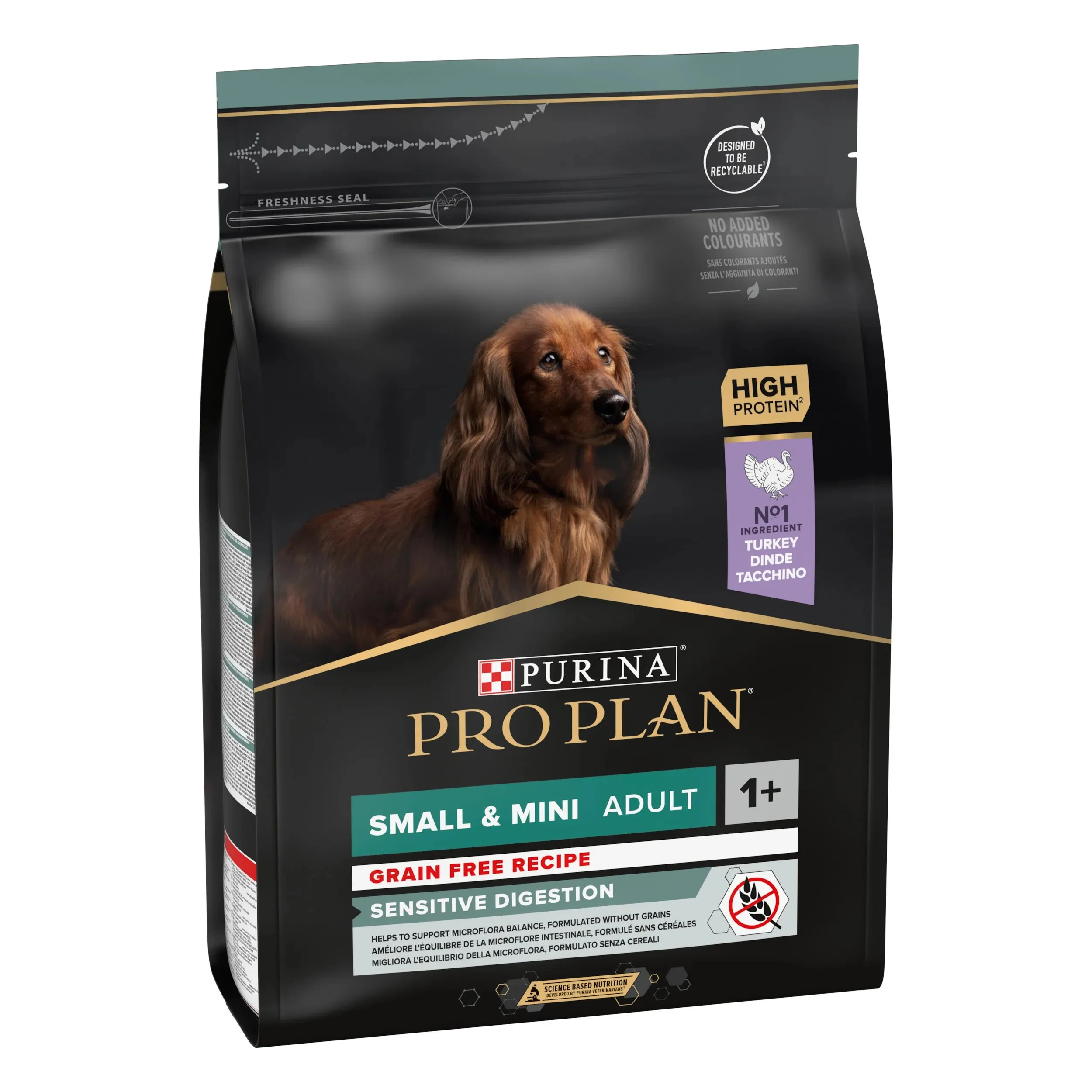 Pro Plan Small & Mini Adult Digest Grain Free Pavo Pienso para Perros