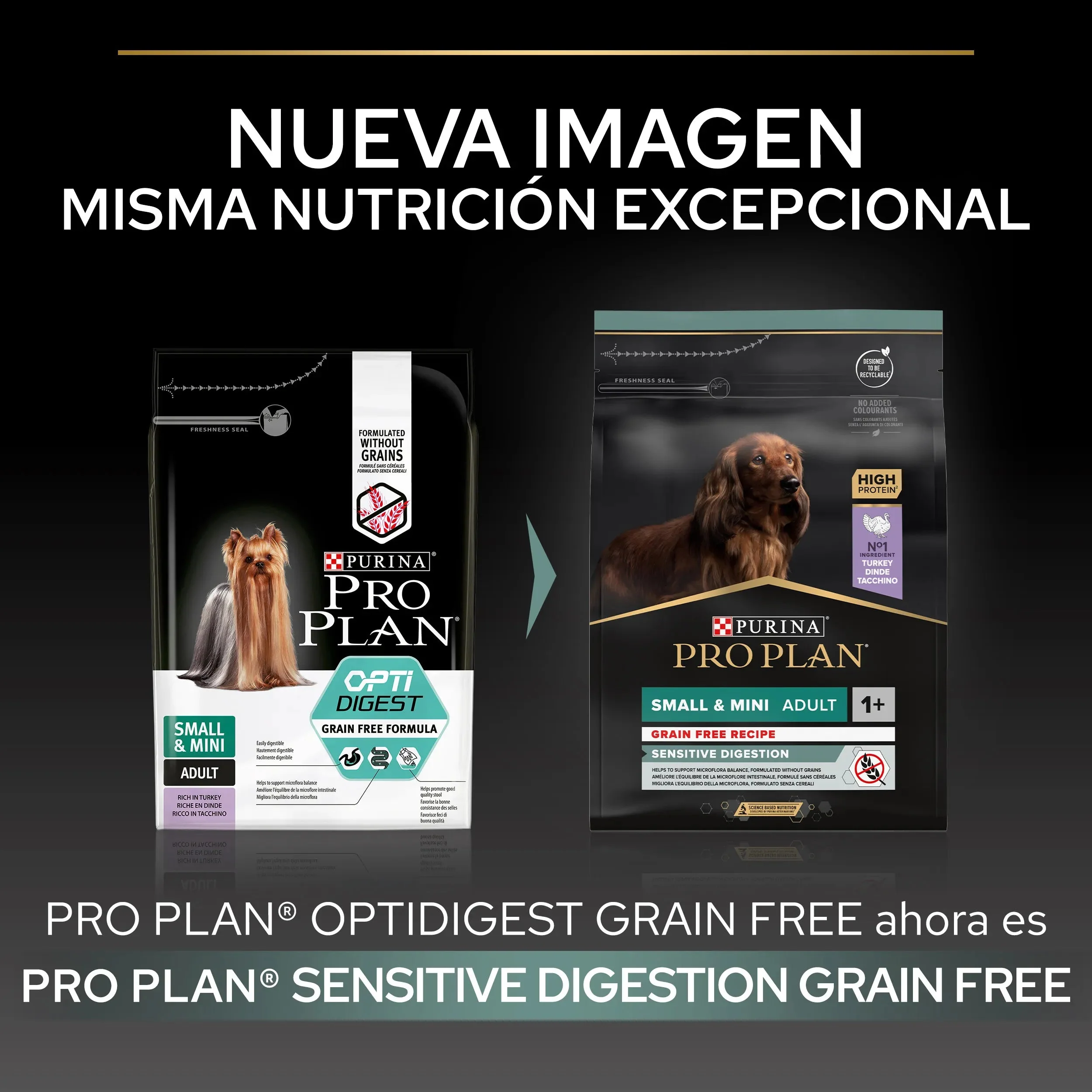 Pro Plan Small & Mini Adult Digest Grain Free Pavo Pienso para Perros - Image 10