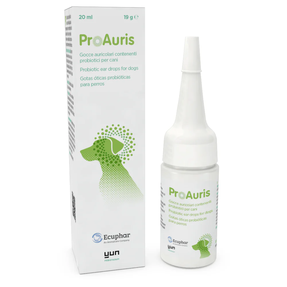 Proauris Gotas Óticas Probióticas 20 ml Gotas para el Oído de Perros
