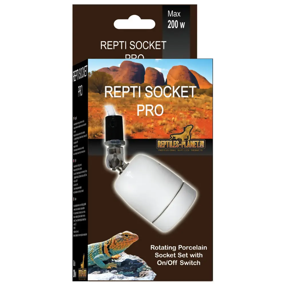 Repti Socket Pro Casquillo Ceramico 200W Reptiles-Planet