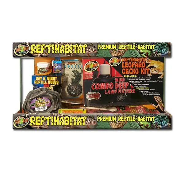Reptihabitat Kit Gecko Leopardo 38L
