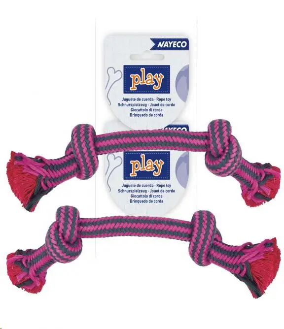 Ristra Cuerda Dental Bicolor 15 cm-30 g Rosa