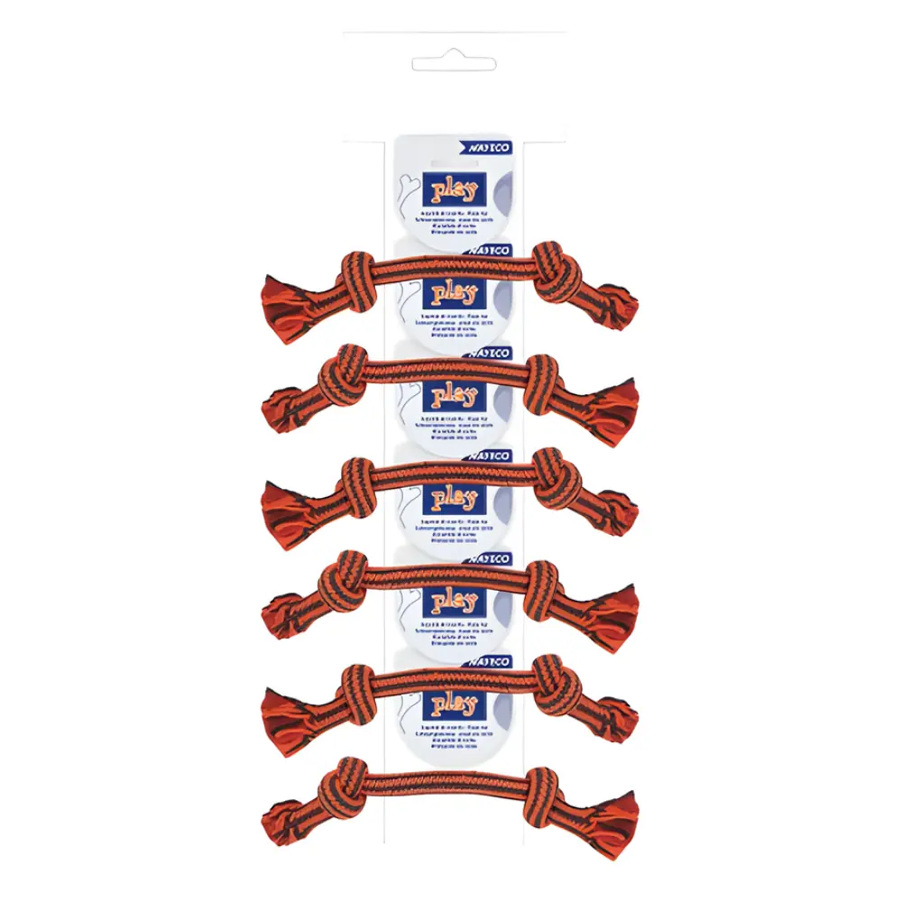 Ristra Cuerda Dental Bicolor 30 cm-105 g Naranja