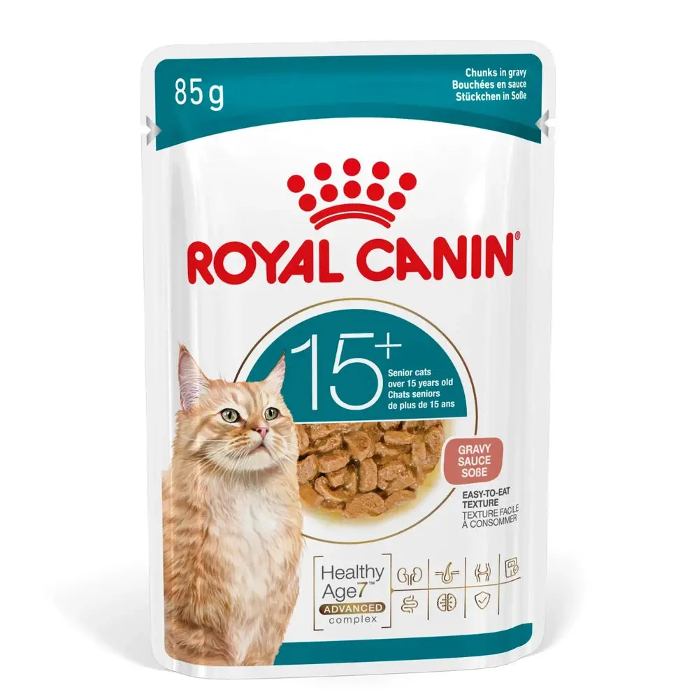 Royal Canin Ageing 15+ Comida Húmeda en Salsa para Gatos 85 g