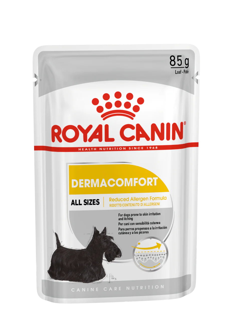 Royal Canin Dermacomfort Care Paté 85 g Comida Húmeda para Perros