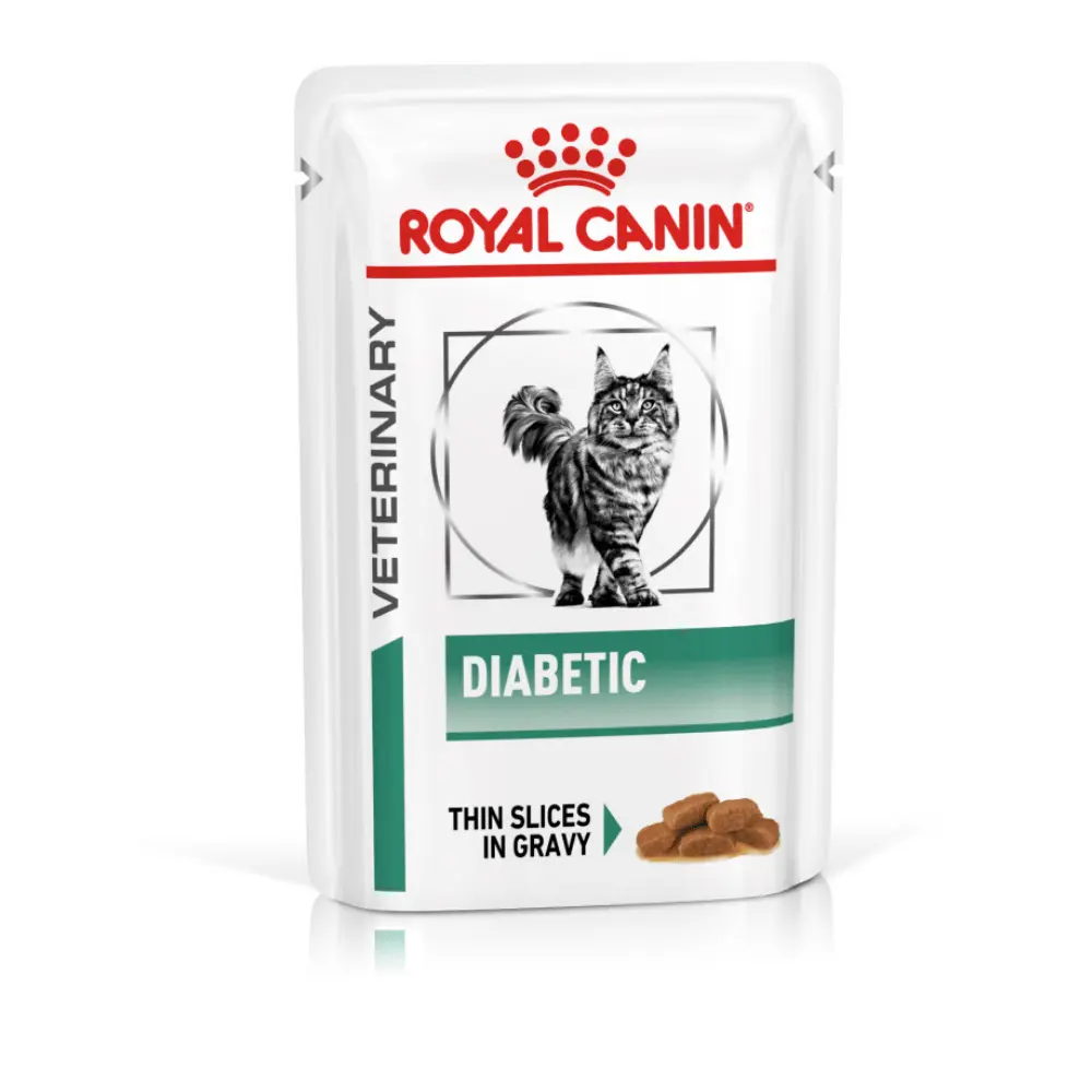 Royal Canin Veterinary Diabetic 85 g Sobre Comida Húmeda para Gatos Diabéticos