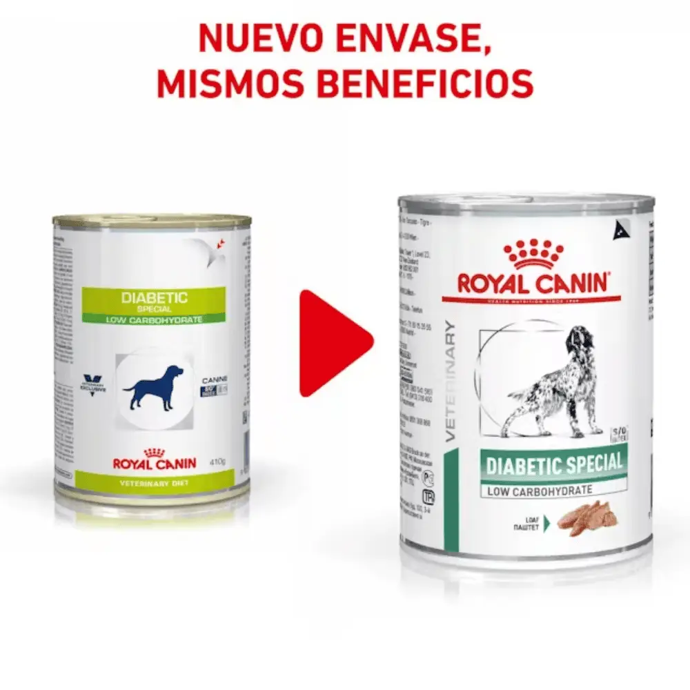 Royal Canin Veterinary Diabetic Special Paté Low Carbohydrate 410 g Dieta Veterinaria Húmeda para Perros - Image 2