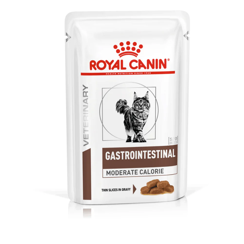 Royal Canin Veterinary Gastrointestinal Moderate Calorie Sobre 85 g Comida Húmeda para Gatos