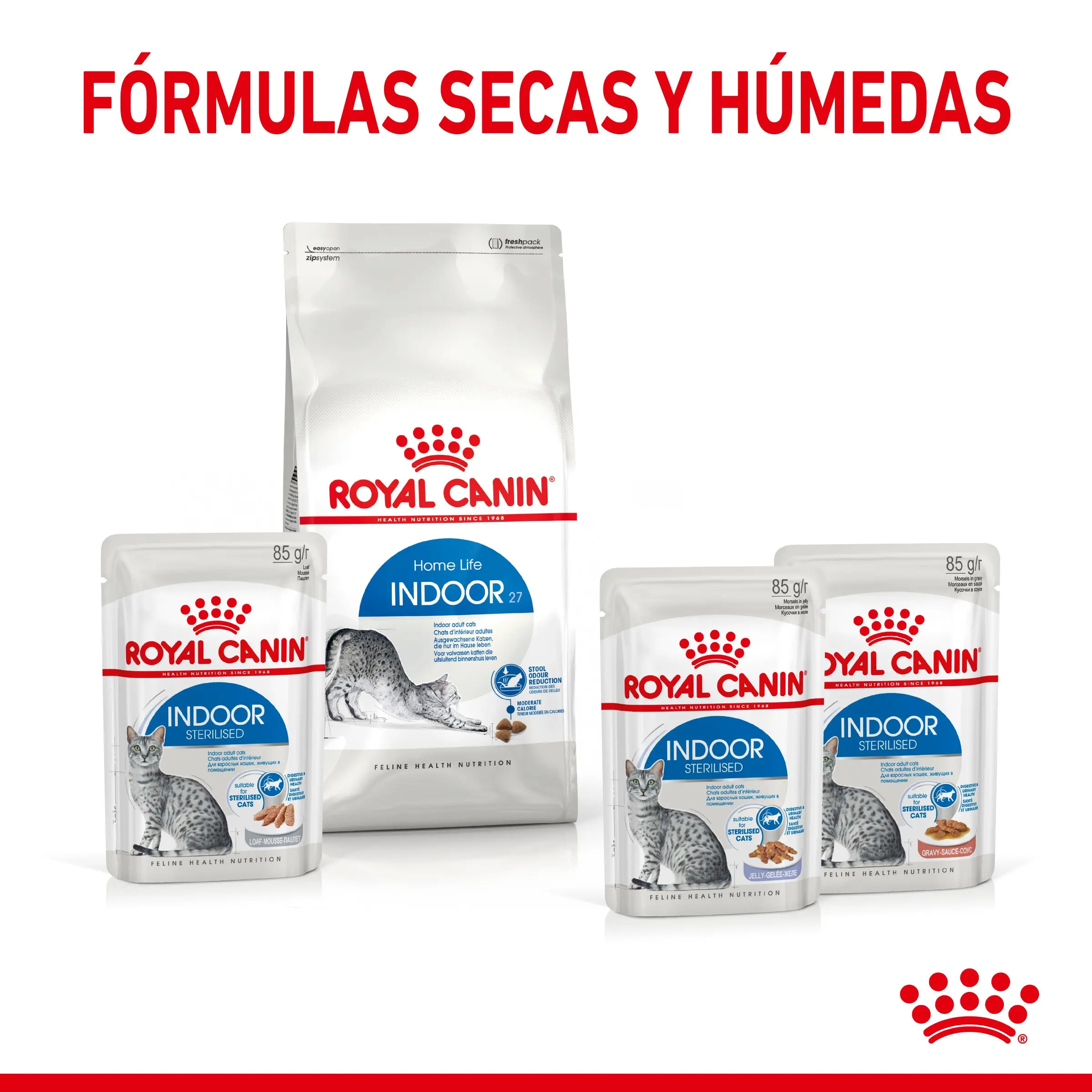 Royal Canin Indoor Sterilized 85 g Comida Húmeda en Salsa para Gatos - Image 7