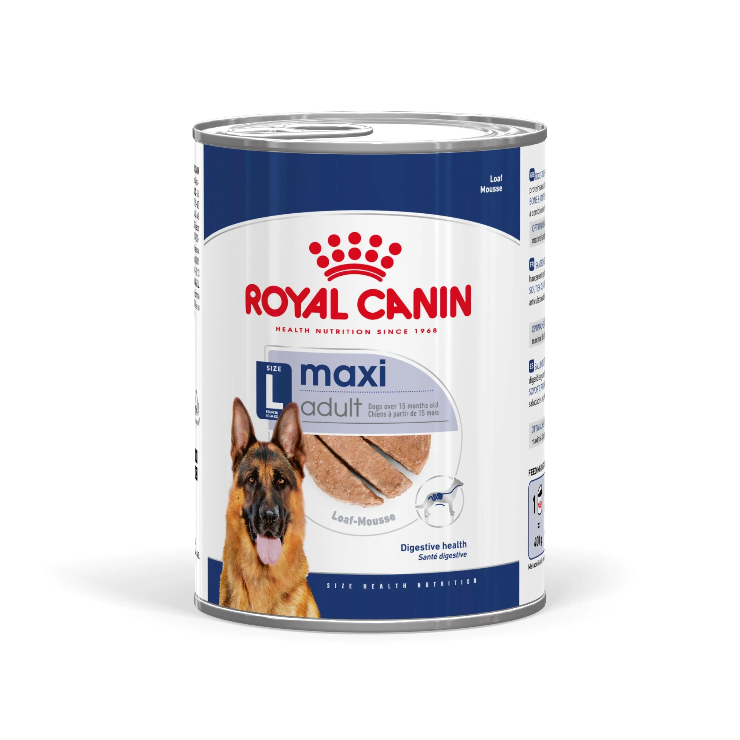 Royal Canin Maxi Adult Lata 410 g Paté Húmedo para Perros